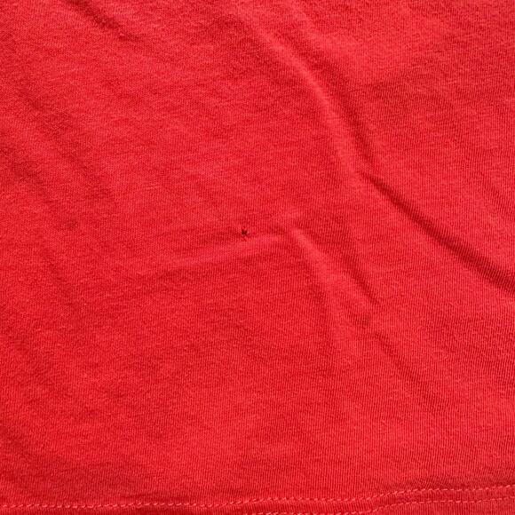 Disney red‎ rainbow Minnie cotton cropped oversized graphic shirt SIZE S - Picture 3 of 5